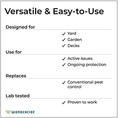 Wondercide - EcoTreat Ready-to-Use Outdoor Pest Control Spray with Natural Essential Oils - Mosquito  Ant  Insect Repellent  Treatment  and Killer - Plant-Based - Safe for Pets   Kids - 32 oz