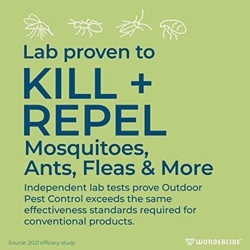 Wondercide - EcoTreat Ready-to-Use Outdoor Pest Control Spray with Natural Essential Oils - Mosquito  Ant  Insect Repellent  Treatment  and Killer - Plant-Based - Safe for Pets   Kids - 32 oz