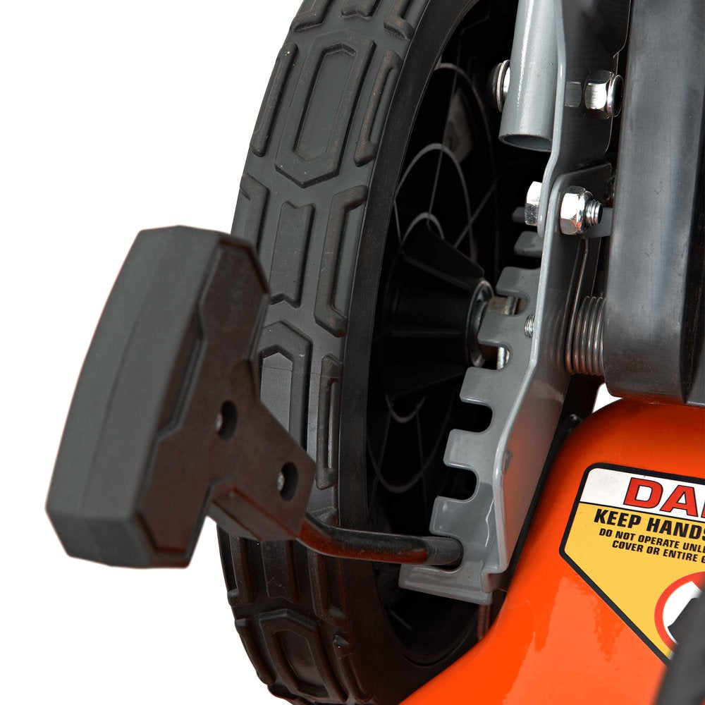 YARDMAX 21" 170cc Gas Push Lawn Mower, 3-in-1, High Rear Wheels, Adjustable Height