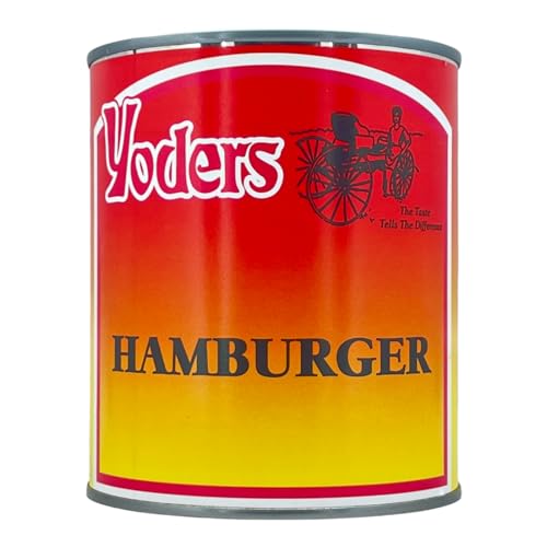Yoders Canned Hamburger Ground Beef Case 12 Cans