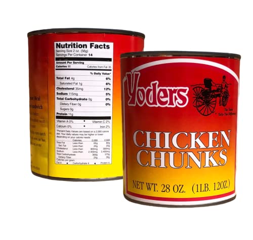 Yoder's Canned Premium Variety Pack (Beef  Chicken  Hamburger  Turkey  Pork  Pork Sausage) 12 Cans/Full Case