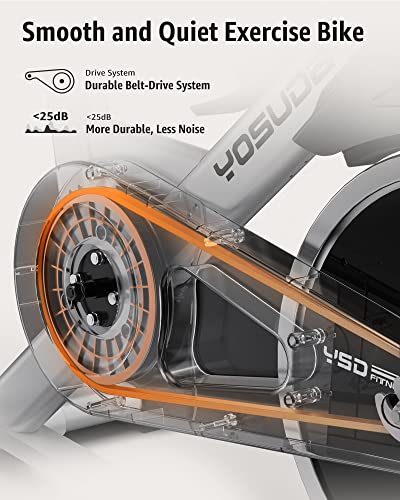 YOSUDA Indoor Cycling Bike Stationary with Ipad Mount & Comfortable Seat Cushion