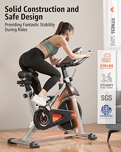 YOSUDA Indoor Cycling Bike Stationary with Ipad Mount & Comfortable Seat Cushion