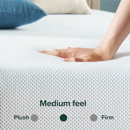 ZINUS 12 Inch Green Tea Cooling Memory Foam Mattress [New Version]  King  Fiberglass Free  Medium Firmness  Cooling Gel Foam  Certified Safe Foams & Fabric  Mattress in A Box
