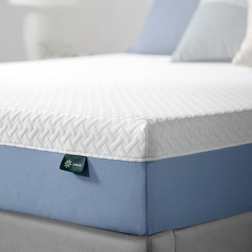 ZINUS 6 Inch Cooling Essential Memory Foam Mattress [New Version]  Full  Fiberglass Free  Medium Feel  Cooling Airflow Memory Foam  Certified Safe Foams & Fabric  Mattress in A Box